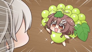 【手描き】主張が激しいマスカットの妖精を演じるころさん【戌神ころね/獅白ぼたん/ホロライブ切り抜き】