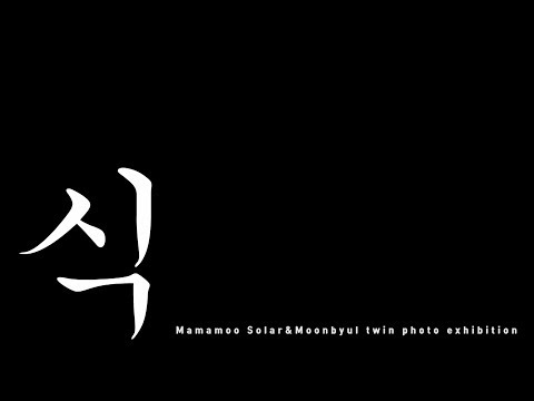 180121 마마무 솔라&문별 트윈 사진 전시회 "식" 배경 영상