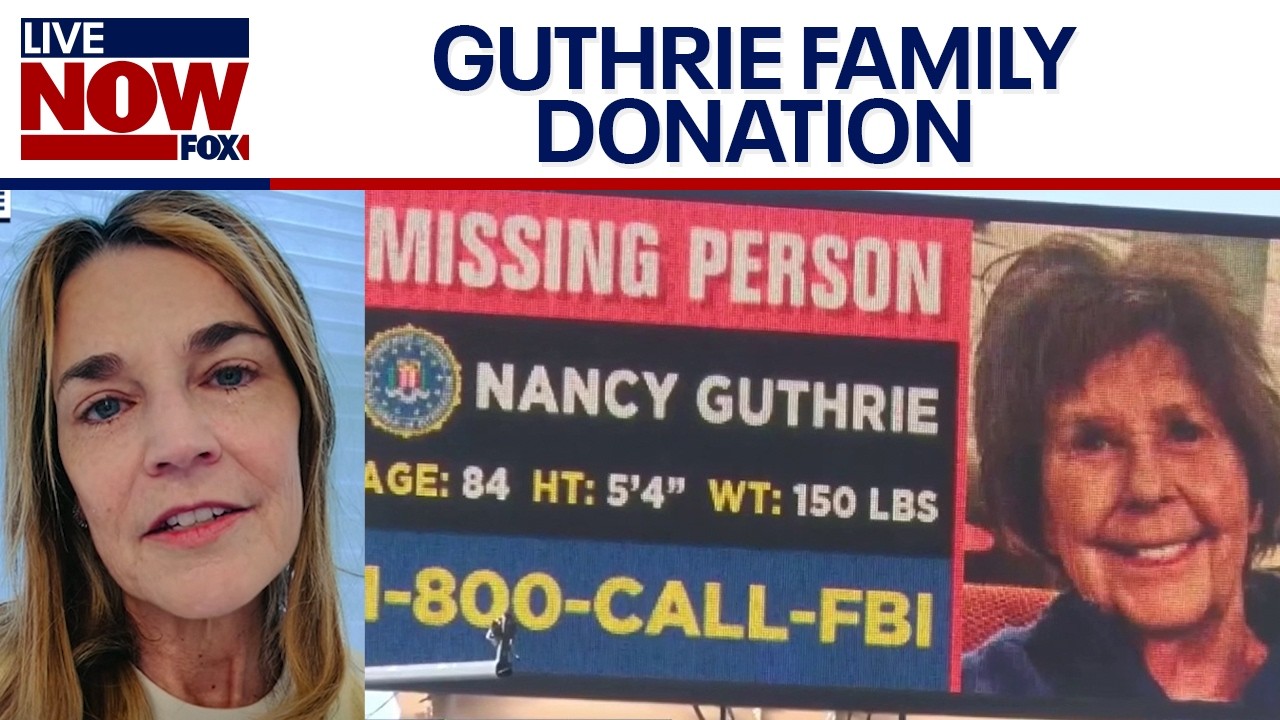 Guthrie family donates $500k to National Center for Missing & Exploited Children