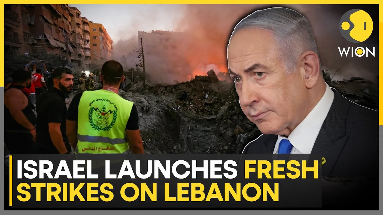 Israel Launches New Strikes on Lebanon as Tensions Rise with Hezbollah | WION