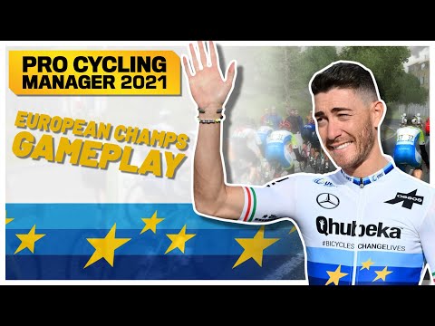 GIACOMO TIME! - Pro Cycling Manager 2021 / European Championships Gameplay / PCM21