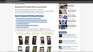 How To Unlock Htc Phone For Free 1