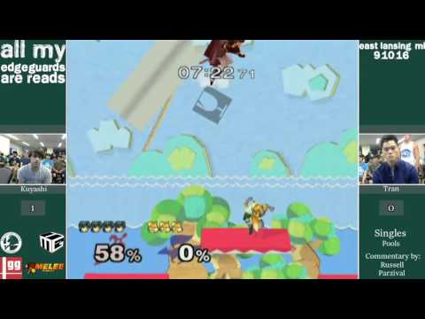 AMEGAR - Kuyashi (Marth) vs Tran (Fox) - Pools Match