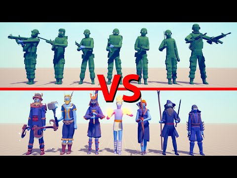 PLASTIC SOLDIERS Team vs LEGACY & SECRETS Team - Totally Accurate Battle Simulator TABS