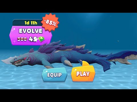 GOT NEW GIANT MONSTER LUMINITE 85% OFF + TRAILER AND GAMEPLAY - Hungry Shark Evolution