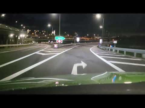 Prešov bypass v noci Dialnica D1 + R4