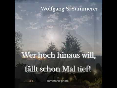 Wer hoch hinaus will, fällt auch mal tief. 