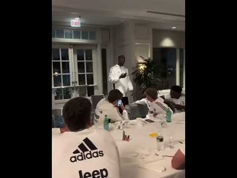 Paul Pogba’s initiation song JUVE🤣🎵