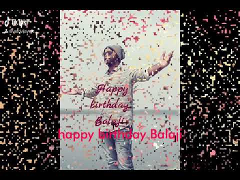 Happy birthday Balaji