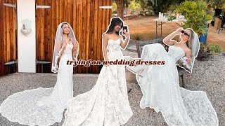 Trying On Wedding Dresses! 💍👰🏻‍♀️