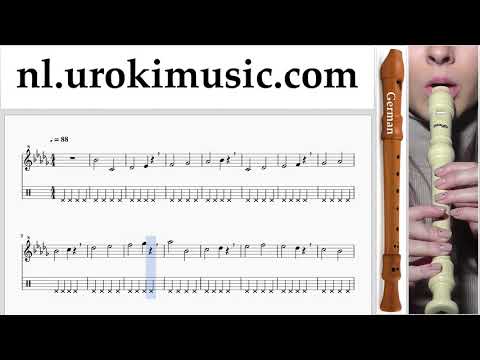 Blokfluit Leren Spelen (G.) Ozuna - Dile Que Tu Me Quieres Tablatura Deel#1 oefeningen um-i799