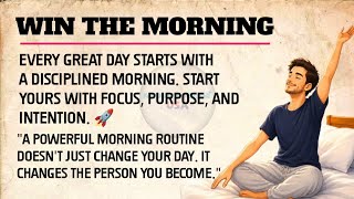 Win the Morning, Win the Day 🔥 | Improve English Fluency | Graded Reader ✅ 