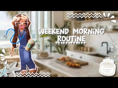 WEEKEND MORNING ROUTINE! //CLUB ROBLOX (WITH VOICE 🔊)