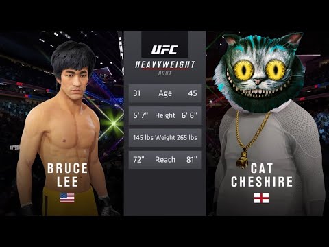 UFC4 | Bruce Lee vs Cheshire CAT REMATCH (EA Sports UFC 4)
