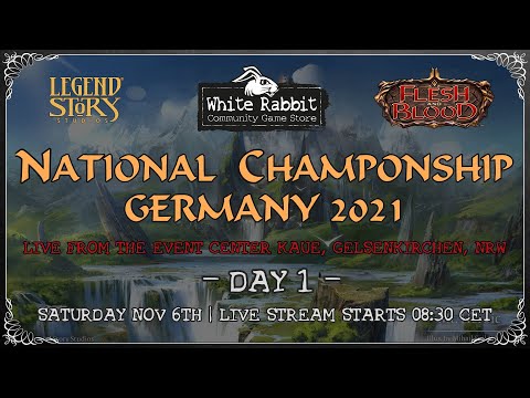 Flesh and Blood - National Championship Germany 2021 - Day 1 Livestream