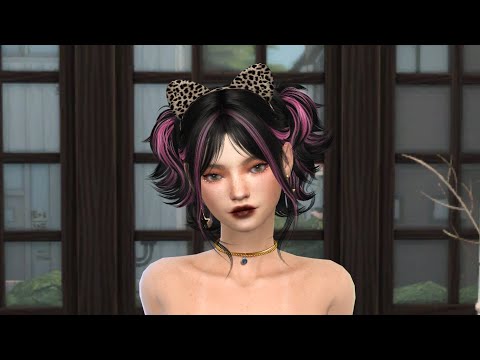 the sims 4 alpha cc style download girl Alizee Blanchet by Bonita100 Cas Video Preview