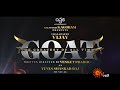 GOAT - Official Glimpse | Thalapathy Vijay | Venket Prabu | Yuvan | AGS Entertainment