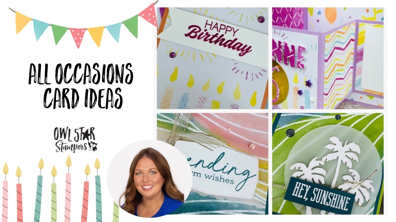 4 Fun and Colorful Stampin’ Up! All Occasion Card Ideas