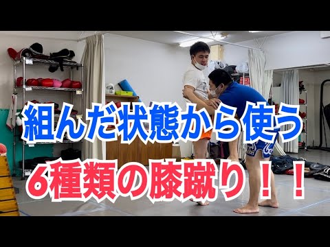首相撲（組んだ状態）から使える6種類の膝蹴り!! ~相手の体勢によって打ち方が変わる~