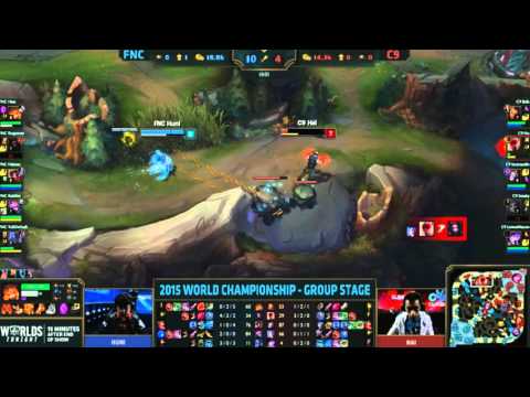 FNC vs C9 Highlights 11-10-2015 | LoL World Championship 2015 | Fnatic vs Cloud9