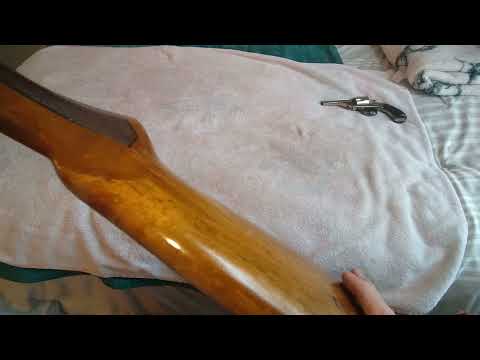 Very Rare Remington 572 Crow Wing Black 22 Pump Rifle In process restore project