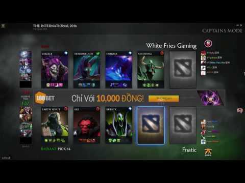 Fnatic vs White Fries Gaming (game 2)  TI6 - Sea Qualifiers Vietnamese caster Han[A]