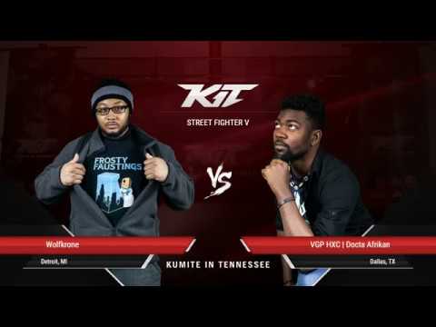 KIT17 - Wolfkrone ( Laura ) vs VGP HXC  Docta Afrikan ( Vega ) SFV Losers Quarters