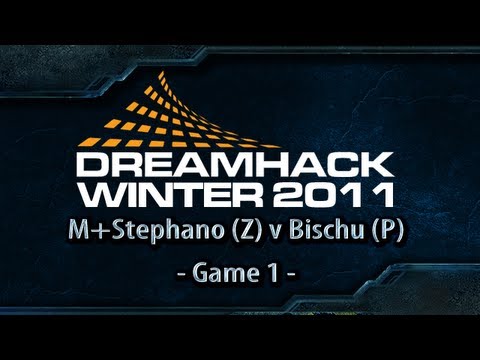 Dreamhack Winter 2011 Day 1 - G1 - M+Stephano (Z) v Bischu (P) - Part 1