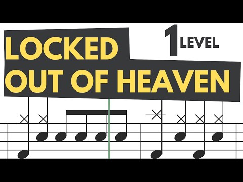 Locked Out Of Heaven - Level 1 Drum Score