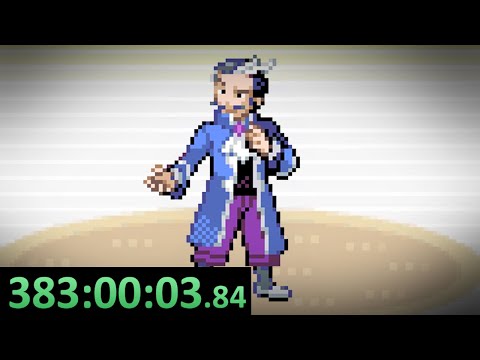 After 383 Hours I Fight the Final Gym Leader in the Hardest Pokemon Game