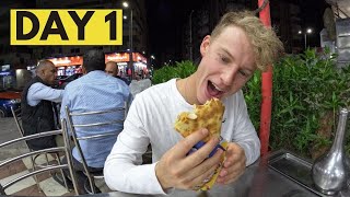 First Impressions of Egypt - Eating Shawarma 🇪🇬