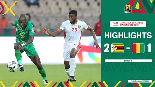 Zimbabwe 🆚 Guinea Highlights - #TotalEnergiesAFCON2021 - Group B