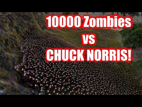 Chuck Norris vs 10000 Zombies  Ultimate Epic Battle Simulator