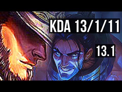 TF vs SYLAS (MID) | 13/1/11, 1.9M mastery, Legendary, 400+ games | EUW Grandmaster | 13.1