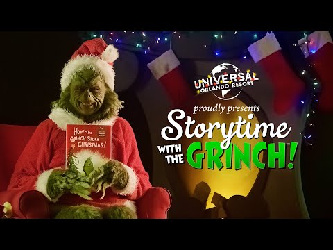 The Grinch Reads "How the Grinch Stole Christmas!"