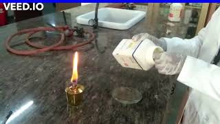 flame test