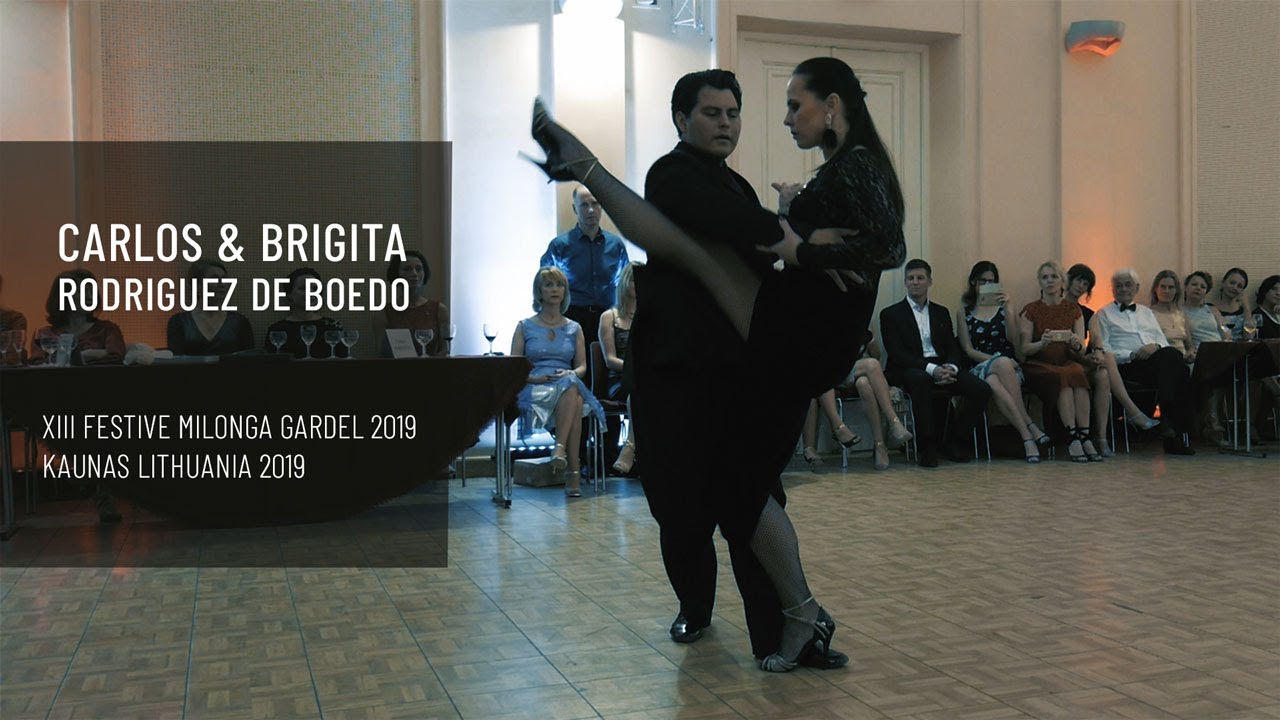 Carlos & Brigita Rodriguez de Boedo (2). XIII Festive Milonga Gardel 2019. Kaunas, Lithuania
