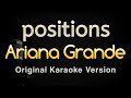 positions - Ariana Grande (Karaoke Songs With Lyrics - Original Key)
