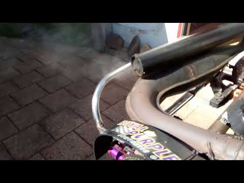 Rotax fr125 seniors kart idle and rev.