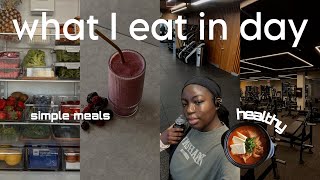 What I Eat in a Day |  healthy, high-protein, simple meals + realistic