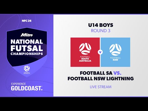 South Australia vs. NSW Lightning | R3 U14 Boys | 2026 Mitre National Futsal Championships