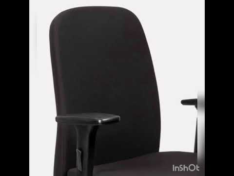 Mesh medium back revolving chair, black
