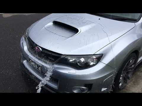 Subaru WRX coated with Gtechniq crystal serum light & Exo