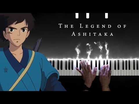 The Legend of Ashitaka - Princess Mononoke OST (Piano) | Studio Ghibli, Joe Hisaishi