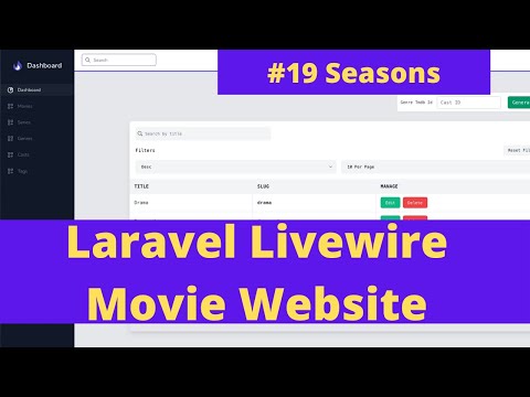 Laravel Livewire Tutorial Create Movie Website Make Your Movie App