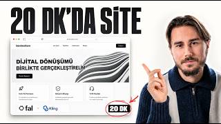 20 Dakikada Profesyonel Web Sitesi: Claude Code, Fal.ai ve Kling Enteg