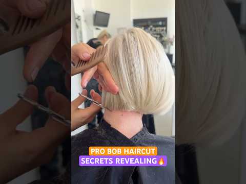 Pro Bob Haircut Secrets Revealing: Complete Tutorial Linked Below! 🔥🔥🔥