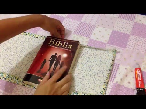 Fabric Cover for Book or Bible - No-Sew Crafts