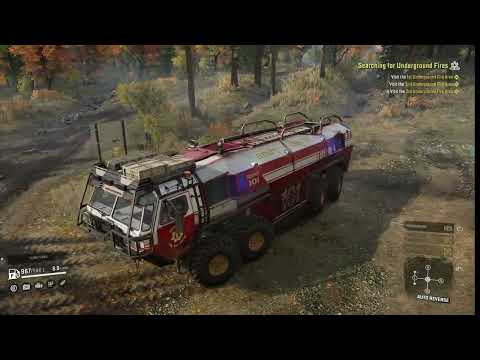 Snowrunner Ep53 - The Search For Underground Fires & Putting Them Out