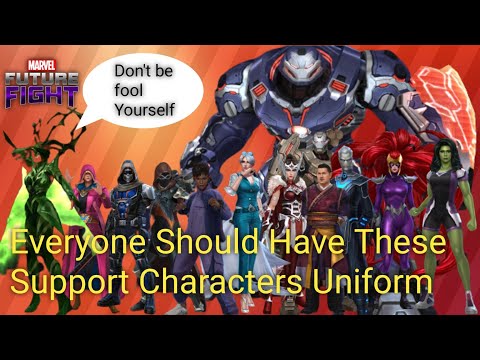 Best Support Characters Uniform Everyone Should Have! Marvel Future Fight!